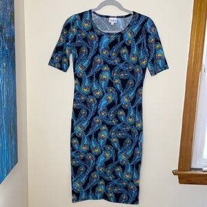 Lularoe Julia dress Unicorn print
